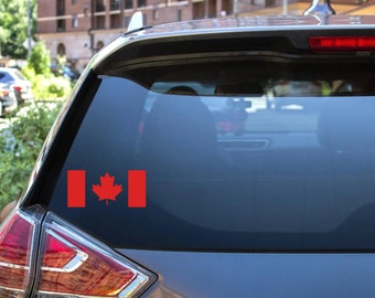 Canadian Flag DECAL | Car Decal | Maple Leaf Decal | Bumper Sticker | Canada | Flag Sticker