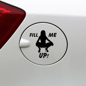 Funny Stripper Gas DECAL | Funny Car Decals | Personalized Car Decals | Custom Decals For Cars | Gas Decal | Stickers | Fun Stickers