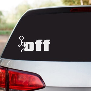 Stickers JDM Tunning Meme fuck you | Optimistick