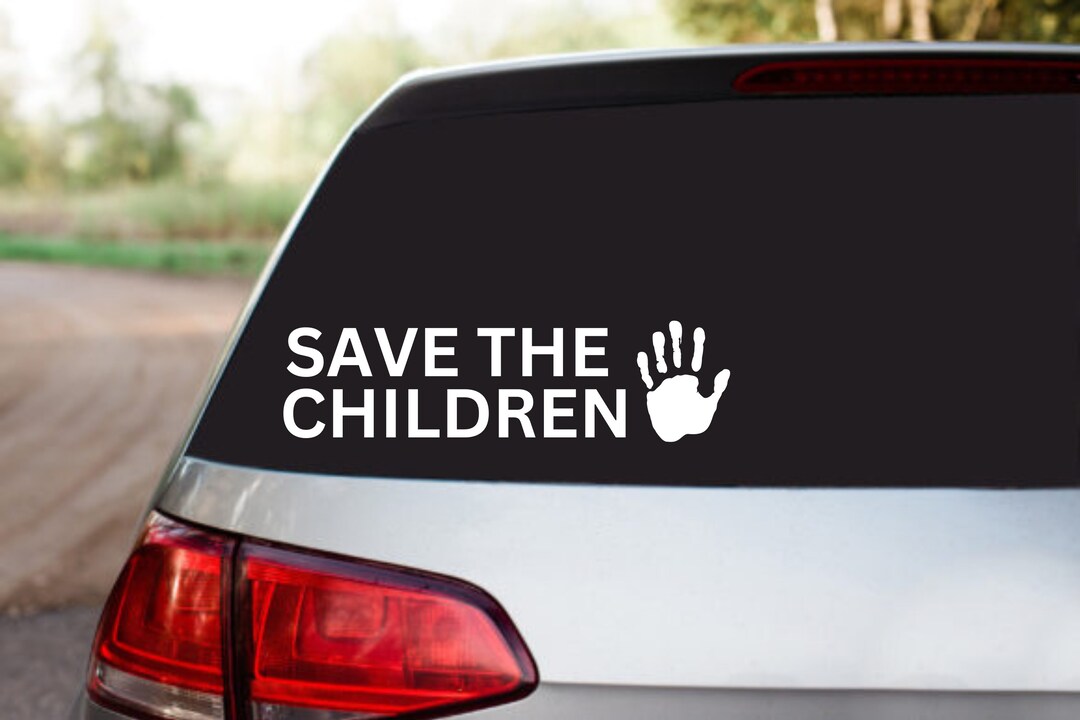 Save the Children, Car Decal Car Decals Name Stickers Car Window Decal ...
