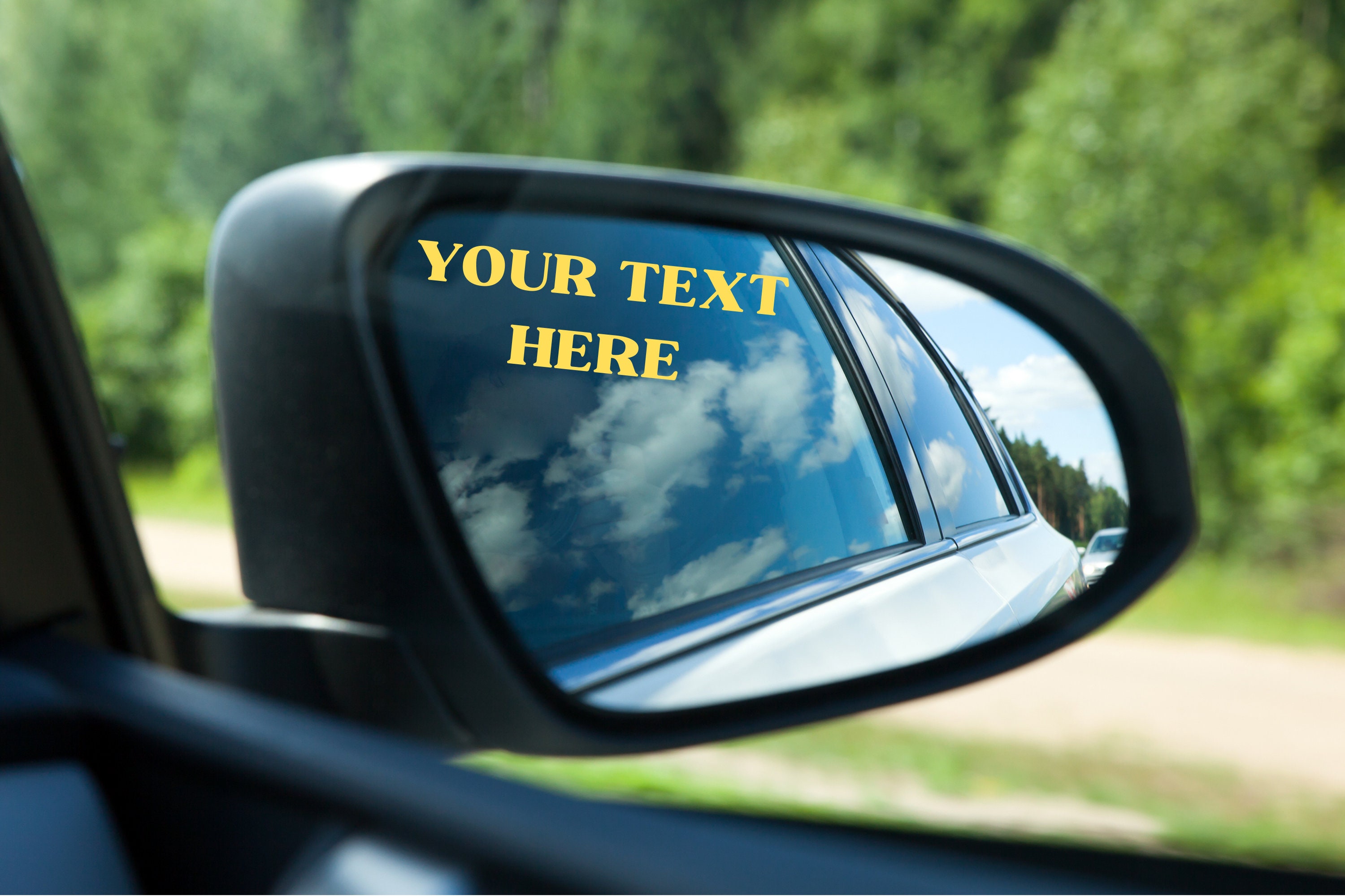 Custom Side Mirror Decal Side Mirror Sticker for Car Etsy