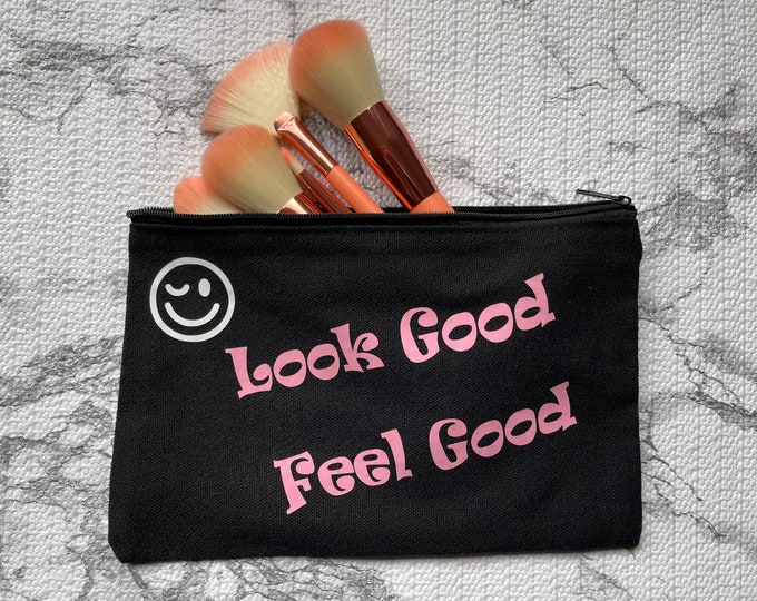 Custom Make Up Bag | Makeup Pouch | Travel Pouch | Custom | Personalized | Personalized Cosmetic Bag | Personalized Gift For Her | Organizer