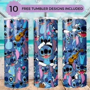 Cartoon Anime 20oz Tumbler Wrap Design, Cartoon Anime 20oz Template, Straight & Tapered Tumbler Wrap, PNG Digital Download