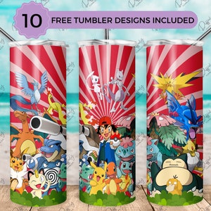 Cartoon Red 20oz Tumbler Wrap 2023, Anime 20oz Skinny Tumbler Wrap Template, Straight & Tapered Tumbler Wrap, Best Tumbler Design, PNG