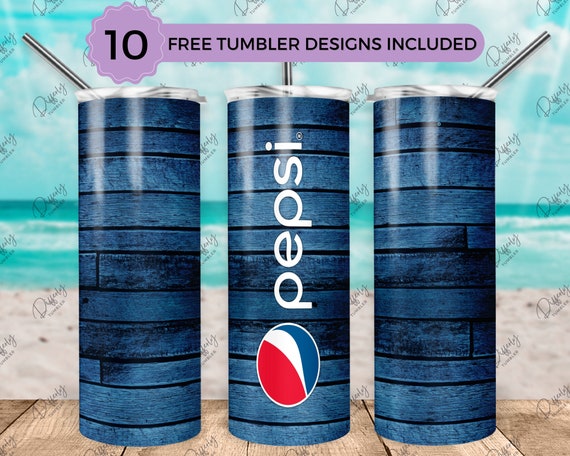 Soda Inspired 20oz Tumbler Wrap Design, Soda 20oz Template, Straight & Tapered Tumbler Wrap, PNG Digital Download
