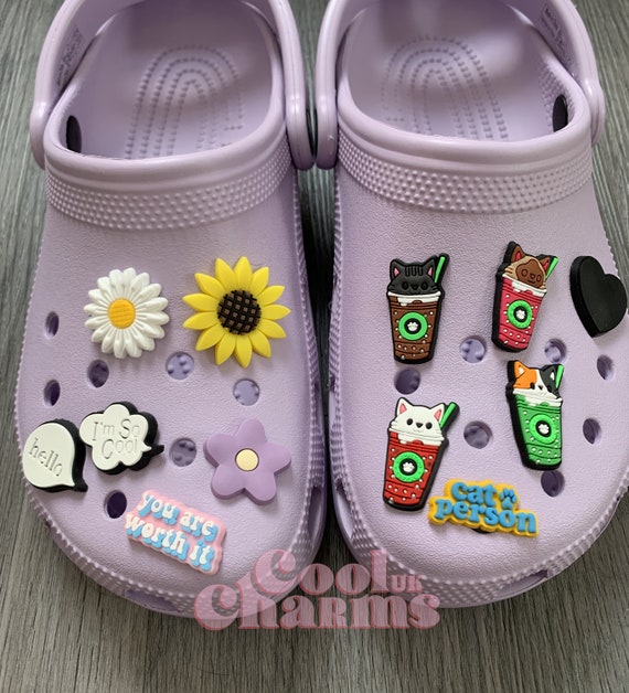 Kawaii Croc Charms Star Shoe Charms Cloud Croc Charms Happy Croc