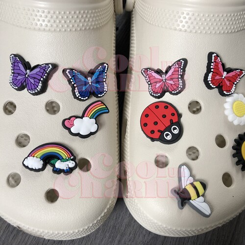 Croc Charm Pin Badge Cute Charms Popular Phrases Fruit Food Etsy UK