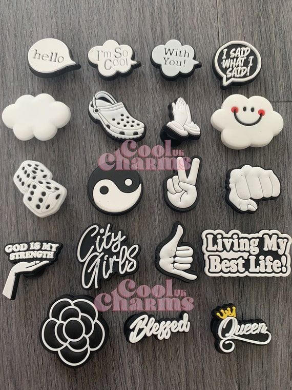 Croc Charm Pin Badge Frases populares - Etsy España