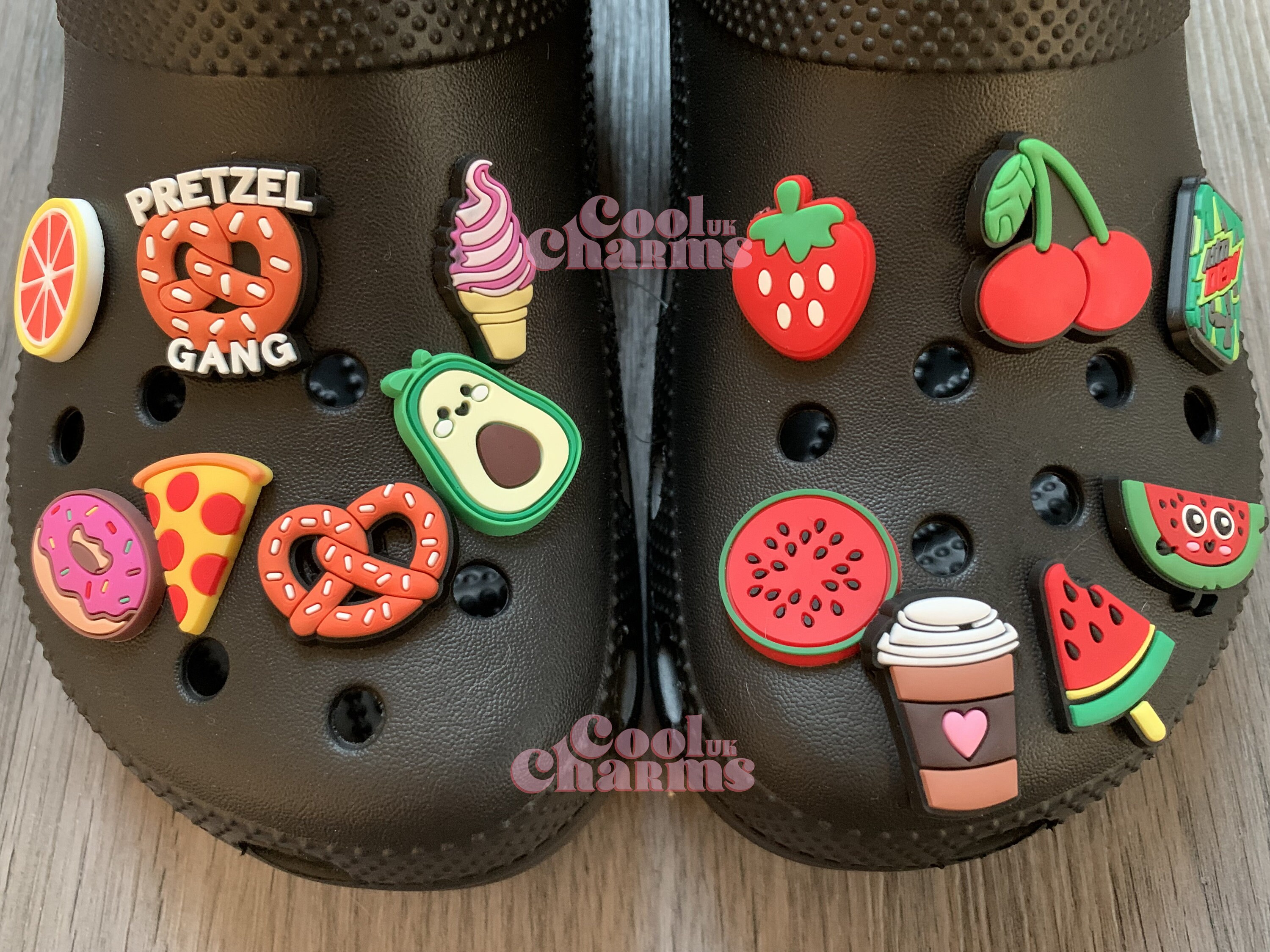 Croc Charm Pin Badge Cute Charms Popular Phrases Fruit Food Etsy UK