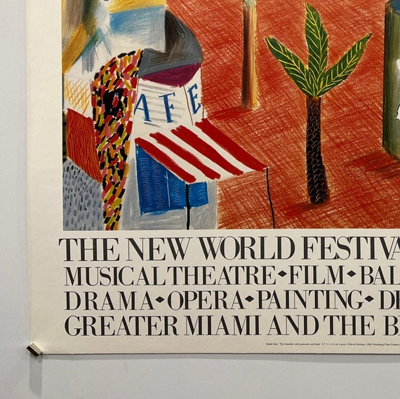 David Hockney Poster - the New World Festival of the Arts (greater