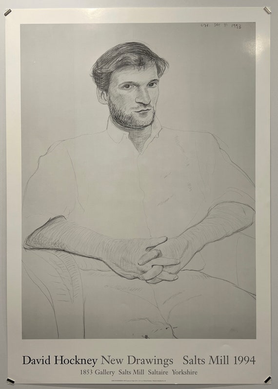 David Hockney Poster - John Fitzherbert (new Drawings, Salts David Hockney Poster - John Fitzherbert (new Drawings, Salts