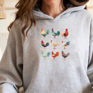 Chicken Sweatshirt, Farm Hoodie, Thanksgiving Hoodie, Chicken Hoodie, Thanksgiving Sweatshirt