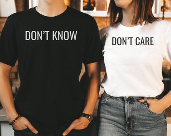 Camisas de pareja divertidas a juego, camiseta de parejas divertidas, camiseta divertida a juego, regalo de parejas, regalo de boda, camisa para él y para ella, camiseta para parejas