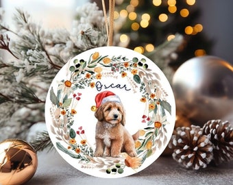 Personalized Labradoodle Ornament Labradoodle Christmas Ornament for Labradoodle Lovers Custom Labradoodle Ornaments, Labradoodle Gift