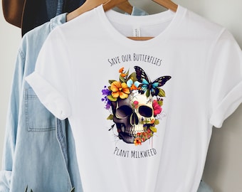 Butterfly T-Shirt, Butterfly Shirt, Butterfly TShirt, Monarch T-Shirt, Gift for Gardener, Gardener Gift, Butterfly Lover Gift, Monarch Shirt