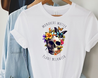 Butterfly T-Shirt. Butterfly Shirt, Butterfly TShirt, Monarch T-Shirt, Gift for Gardener, Gardener Gift, Butterfly Lover Gift, Monarch Shirt