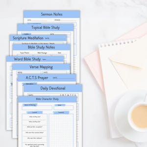 Study Worksheet Printable Bible Study Guide Bible Journaling Kit Digital Scripture Study Resource Devotion Template
