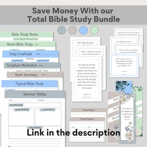 Bible Reading Tracker Scripture Log Bible Study Planner Printable Daily Reading Plan New ...