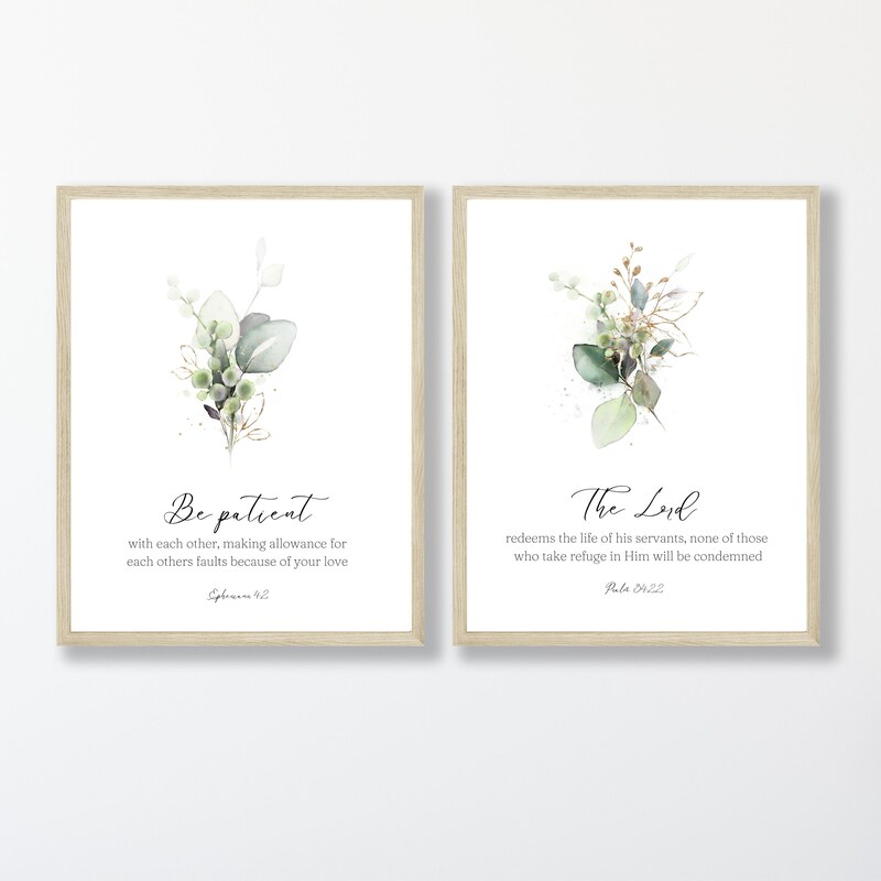 Bible Verse Wall Art - Etsy