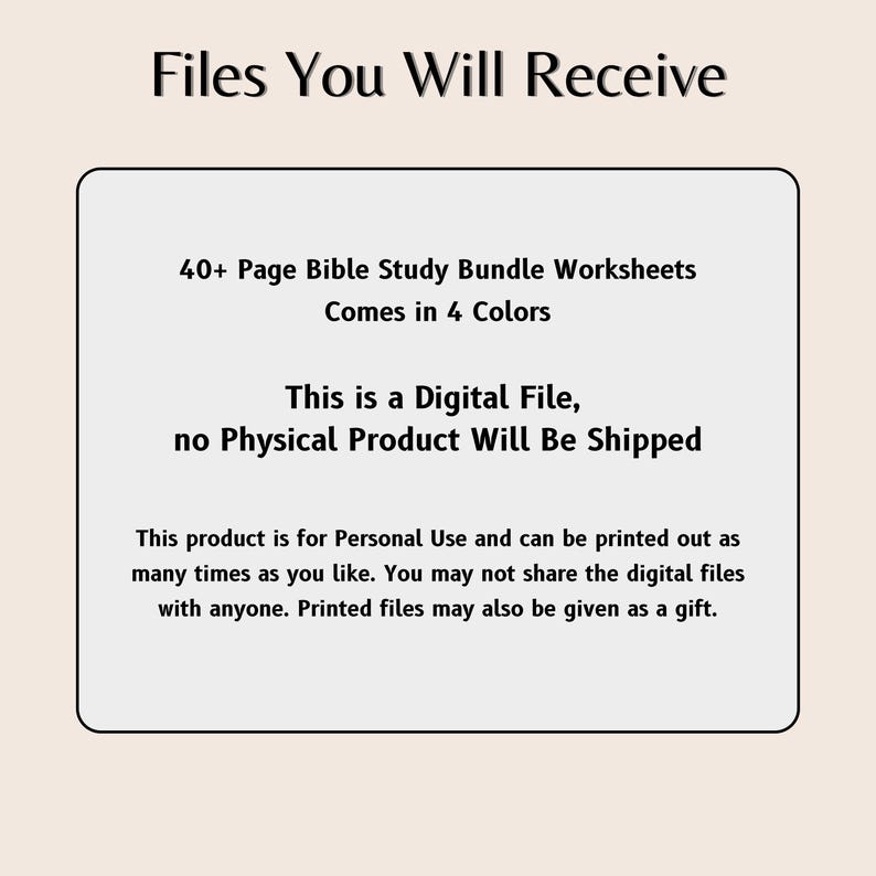 Bibelstudienpaket Arbeitsblatt für Gruppenstudien Druckbare Bibelstudienanleitung Bibel Journaling Kit Digitale Schriftstudie Ressourcen Hingabe Vorlage Bild 12