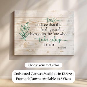 Canvas Wall Art Christian Home Decor Canvas Art For Kitchen Scripture Wall Decor Minimalist Living Room Canvas Print Faith Housewarming Gift