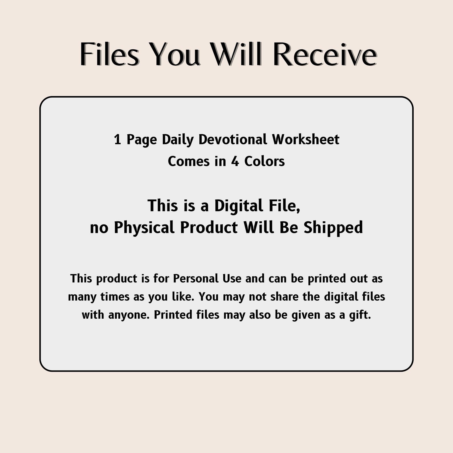 Daily Devotional Printable Planner Christian Quiet Time Devotions ...