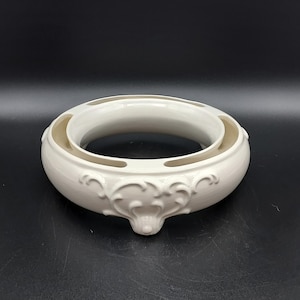 Vintage Goebel Hummel Footed Flower Ring Frog Vase Western Germany