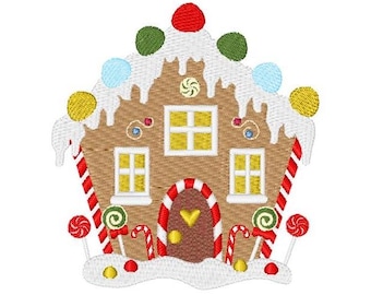Gingerbread House - Machine Embroidery Design