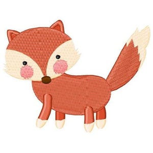 Woodland Fox - Machine Embroidery Design