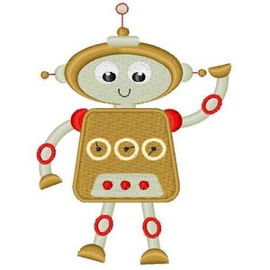 Robot - Machine Embroidery Design