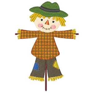 Fall Scarecrow - Machine Embroidery Design