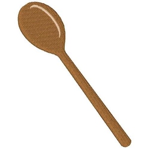Wooden Spoon - Machine Embroidery Design