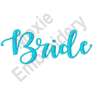 Bride - Machine Embroidery Design, Wedding Bride Embroidery Pattern, Newlywed Woman Embroidery Design, Marriage Embroidery, Mr & Mrs Design