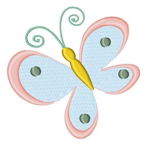 Papillon de Pâques - motif de broderie machine
