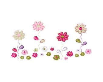 Floral Border - Machine Embroidery Design