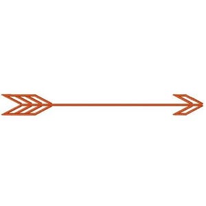 Red Outline Arrow - Machine Embroidery Design