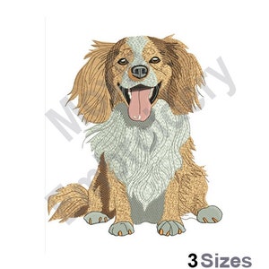 Cavalier King Charles Spaniel - Machine Embroidery Design - 3 Sizes, King Charles Spaniel Embroidery Pattern, Spaniel Dog Embroidery Design