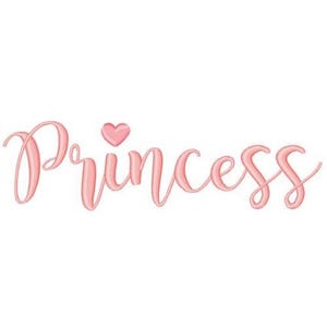 Princess - Machine Embroidery Design - Etsy