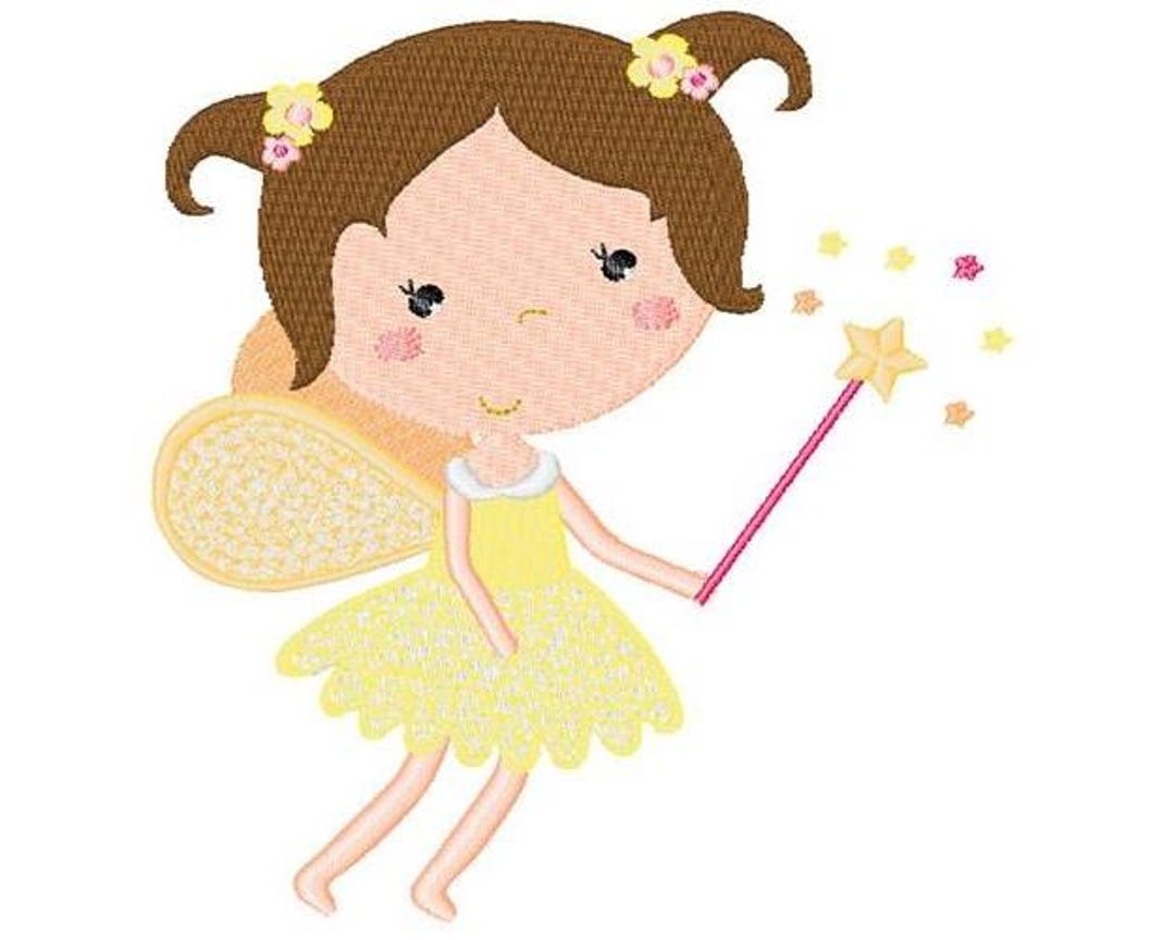 Fairy Princess - Machine Embroidery Design - Etsy