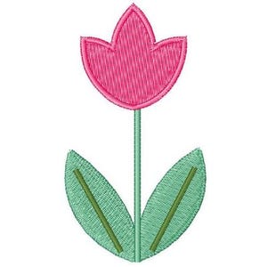 Easter Tulip - Machine Embroidery Design