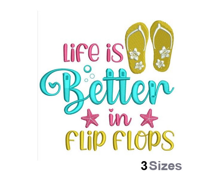 Pawleys Island, Life is Better in Flip Flops, Simply Said, Contour –  Lantern Press