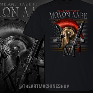 Molon Labe Spartan Helmet Come and Take It. Clipart Digital Download ...