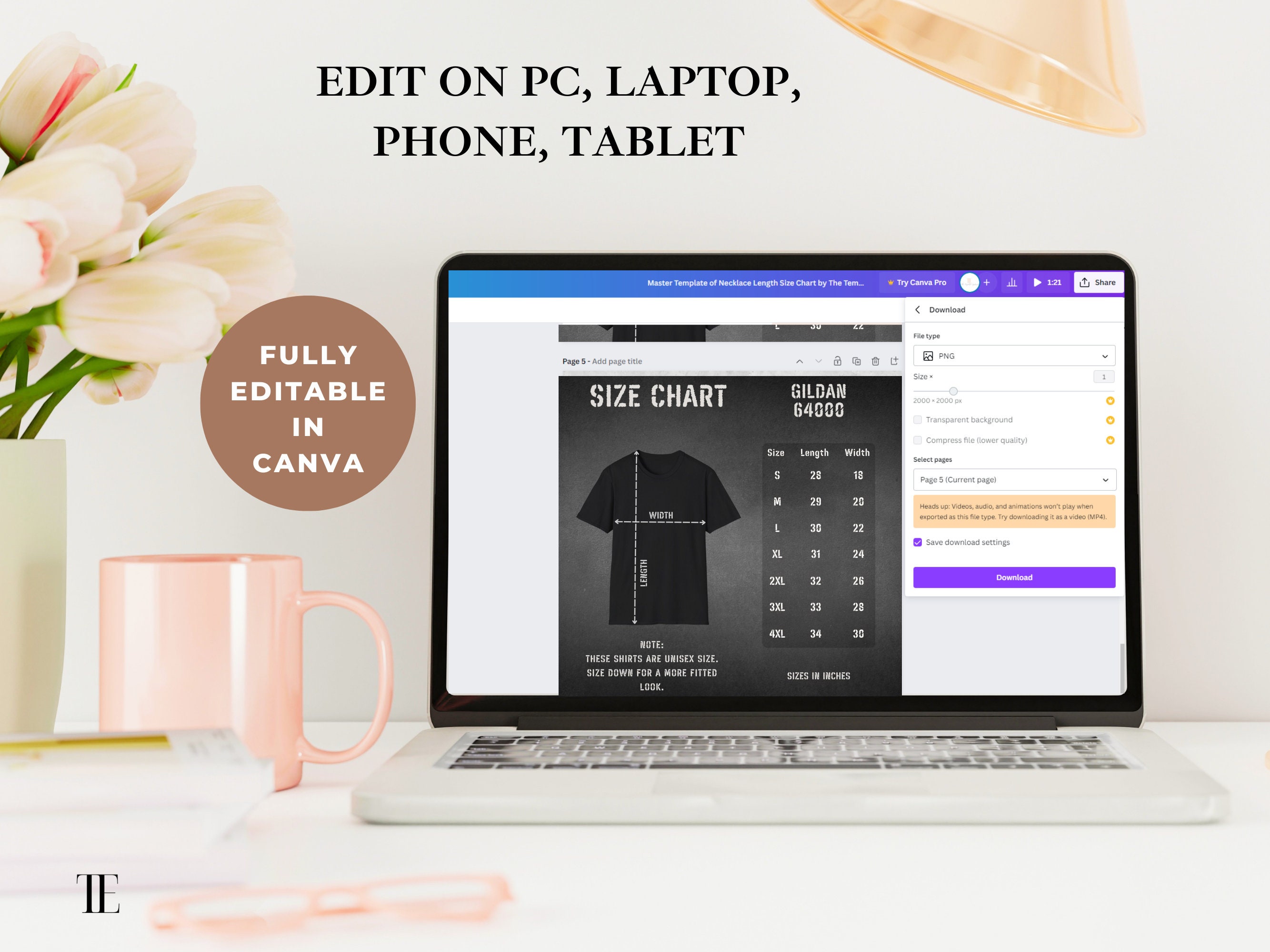 Gildan 64000 Size Chart Masculine Mockup Black Tshirt Unisex Softstyle