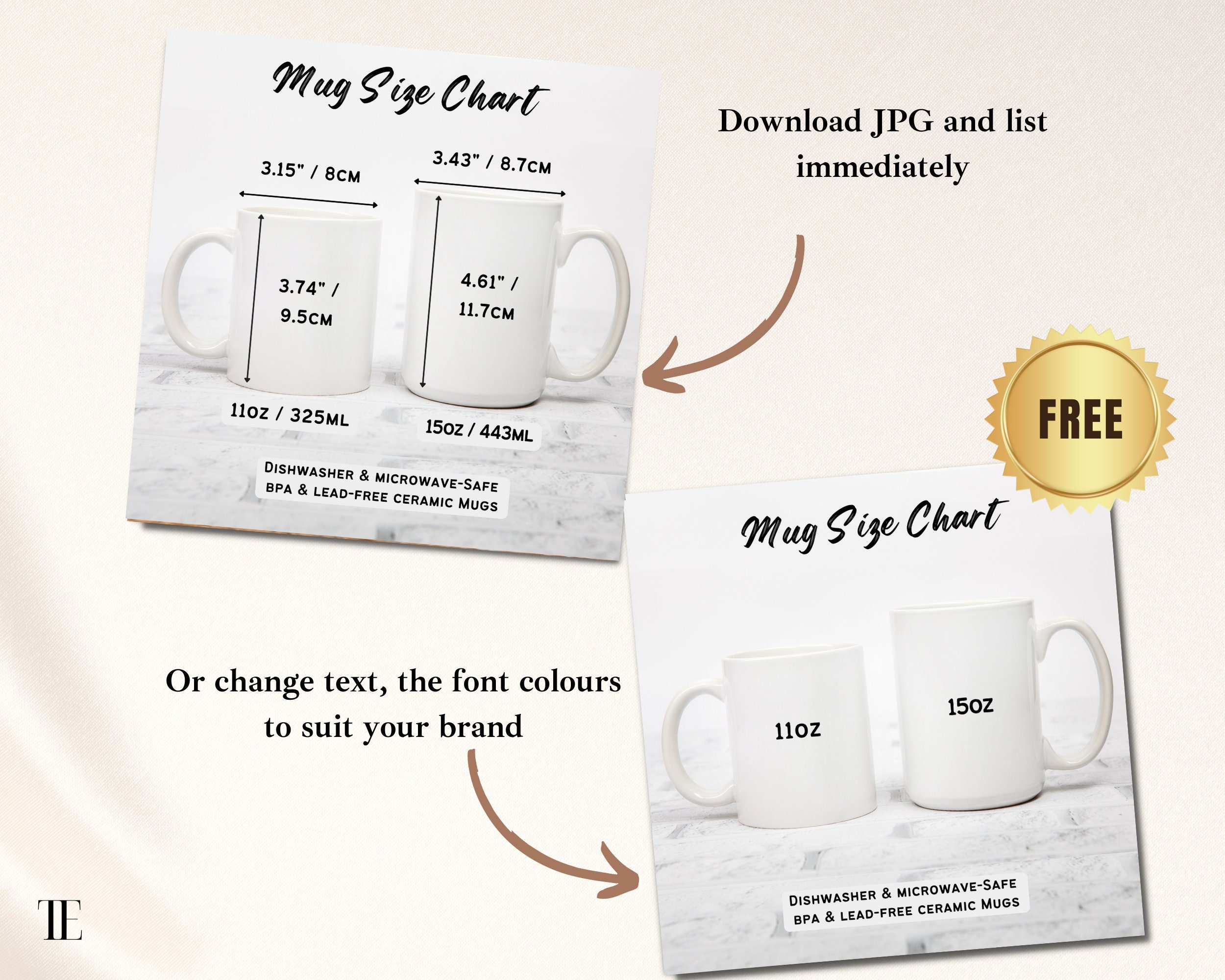 Minimalist Mug Size Chart Coffee Mug Mockup 11oz And 15oz White Mug minimalist-mug-size-chart-coffee-mug-mockup-11oz-and-15oz-white-mug