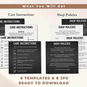 Sample Exchange Policy Returns and Refunds Policy Template for Etsy Shop, Etsy Shop Policies ...
