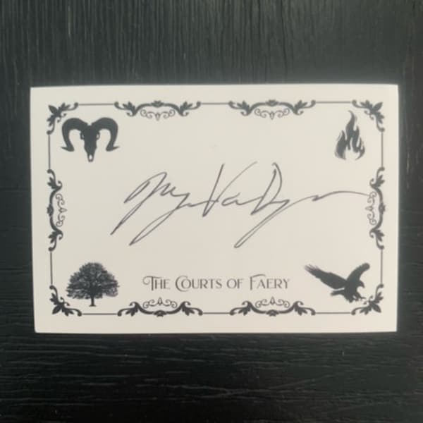 Courts of Faery signed bookplate