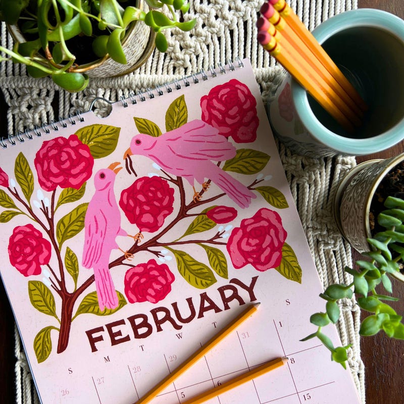 Vintage 2025 Calendar Etsy