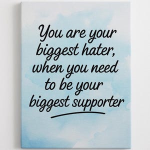 Biggest Supporter Fitness Wall Art Printable – Gym Motivation Quote, Home Gym Decor, Workout Printable Poster, Instant Download