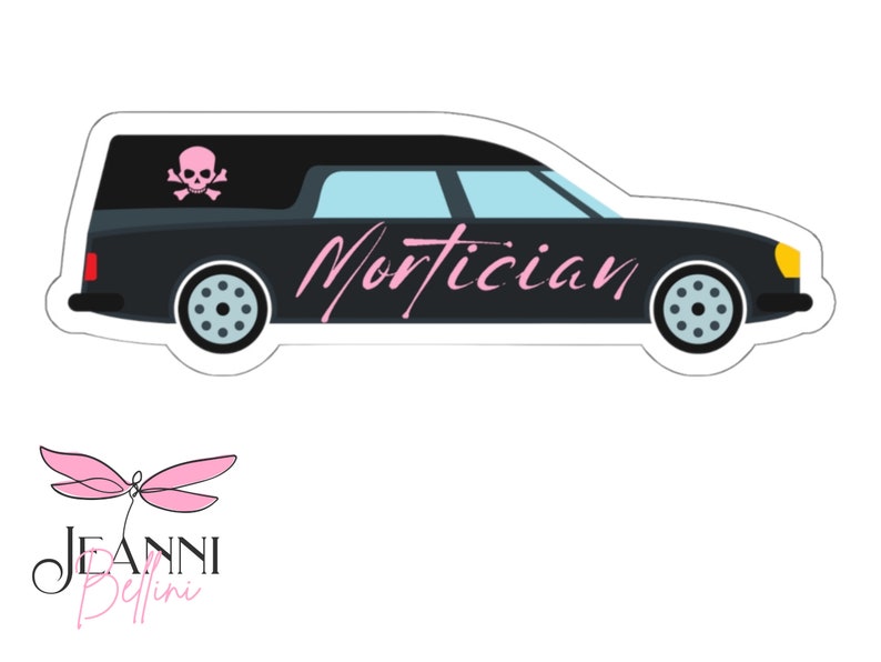 Mortician Hearse Sticker Funeral Director Gift Funeral Etsy