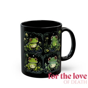 Mug Grenouille, Mug Cottage Core, tasse Fairycore vintage, Mug Grenouille Charmant Prix Mignon, Accessoires de cuisine Grenouille Verte, Cadeau Grenouille